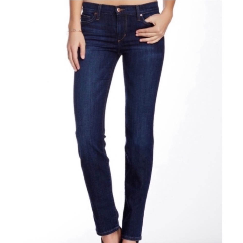 Never worn Joe’s Jeans the Cigarette Straight Leg skinny jeans dark blue size 25